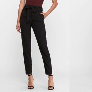 Express High Waisted Paperbag Ankle Pant